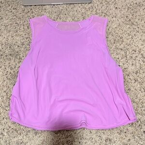 lululemon pink/purple flowy tank top